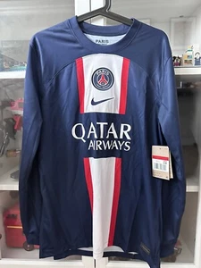 Nike Paris Saint Germain Home Shirt 2022/23 Long Sleeves size Large DJ7661-411 - Picture 1 of 1