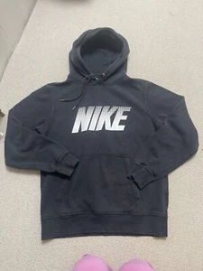 hoody nike black hoodie size s men. age 13 14 15 - Picture 1 of 6