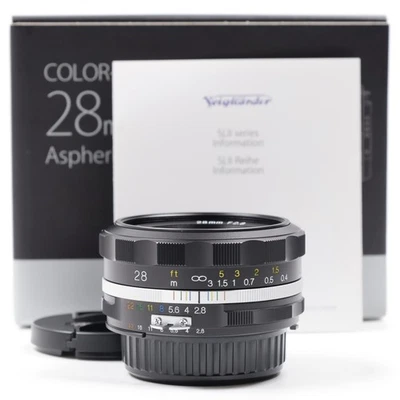 Voigtlander COLOR-SKOPAR 28mm F2.8 SL IIs for Nikon F mount [Unused] #2000j - Image 1 of 4
