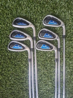 Adams Tight Lies Iron Set TL1014 5-PW Steel Shaft R Flex Nice! - Image 1 of 4