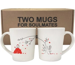 Love You Madly Couple Becher Set zwei Tassen für Seelenverwandte - von Human Touch Neu im Karton - Bild 1 von 11