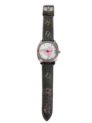 Relógio Dooney & Bourke Hearts strass rosa - Imagem 1 de 4