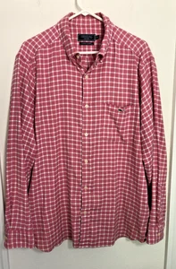 Vineyard Vines Shirt Mens Size Large Button Pink Blue Cotton Linen Blend NWOT - Picture 1 of 10