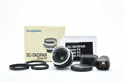 [Almost Unused w/ Finder] Voigtlander SC Skopar 25mm f4 Lens Nikon S JAPAN #2428 - Image 1 of 4
