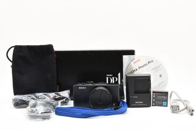 [Almost Unused in Box] Sigma DP1s 14.0MP Compact Digital Camera Black From JAPAN - Image 1 of 4