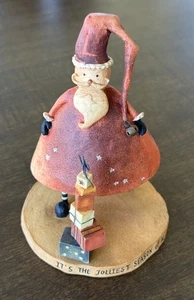 Pensionierter August Moon "Its The Jolliest Season Of All" Weihnachtsmann Figur Bommel Box - Bild 1 von 14