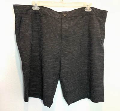 OP Flex 4 路弹力太平洋黑色轻便短裤 46 码拉链平底 — 第 1/4 张图片