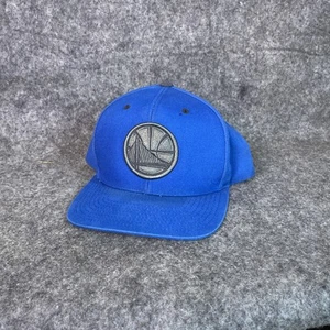 Golden State Warriors Hat Cap Snap Back Blue Black NBA Basketball Mens - Picture 1 of 10