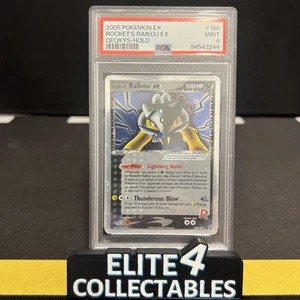 Deoxys - Rocket's Raikou EX 108/107 Holo - PSA 9 - Imagen 1 de 2