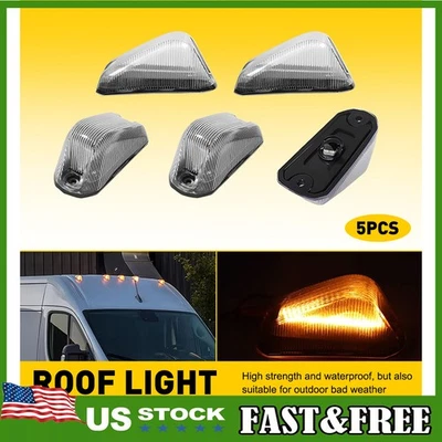 For Dodge RAM Promaster 1500 2500 3500 2014-2023 Front LED Cab Roof Yellow Light - Image 1 of 4