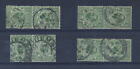 Gb 1912 Downey 1/2D Cypher Booklet Pairs X 4 Fu Cv £320