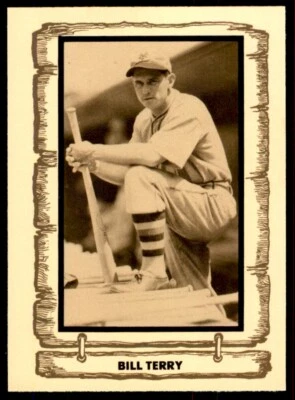 1980 CRAMER BASEBALL LEGENDS SERIES 1 #9 BILL TERRY NEW YORK GIANTS - Image 1 of 2