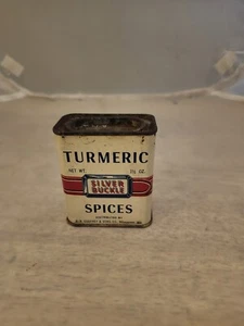 1940's era Silver Buckle Turmeric Milwaukee Wisconsin WI spice tin - Picture 1 of 1
