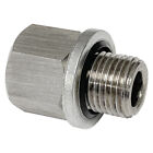 304 STAINLESS ADAPTER 1/8" NPT FEMALE X 1/8" BSPP MALE W/ SEALING WASHER 