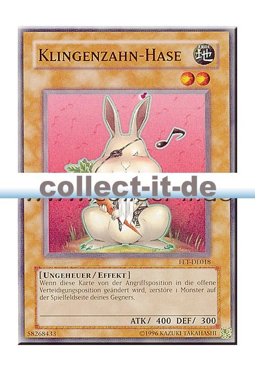 Yugioh FET-DE018 - Klingenzahn-Hase Unlimitiert - Bild 1 von 1