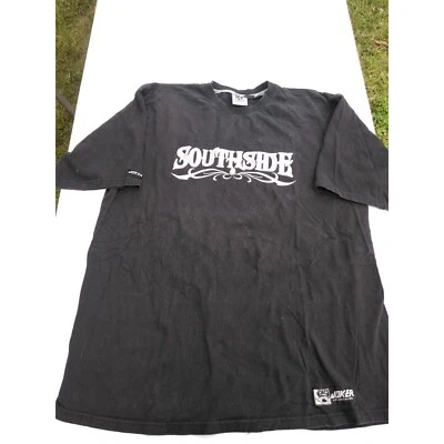Camiseta de colección con apliques de goma Southside original de la marca Joker XL negra Foto 1 de 4