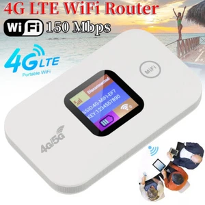 4G LTE WLAN-Router Mobiler WLAN-Router 150 Mbit/s Sim-Kartensteckplatz 2100 mAh - Bild 1 von 12