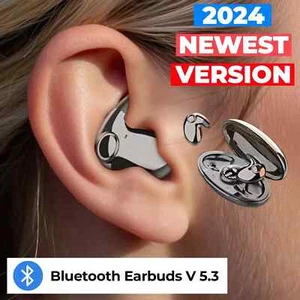 Bluetooth Earbuds Headset TWS5.3 Inear Wireless Earphone Invisible for All Phone - Picture 1 of 7