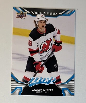 DAWSON MERCER 2022-23 CARD # 141 Upper Deck MVP -DEVILS- - Image 1 of 2