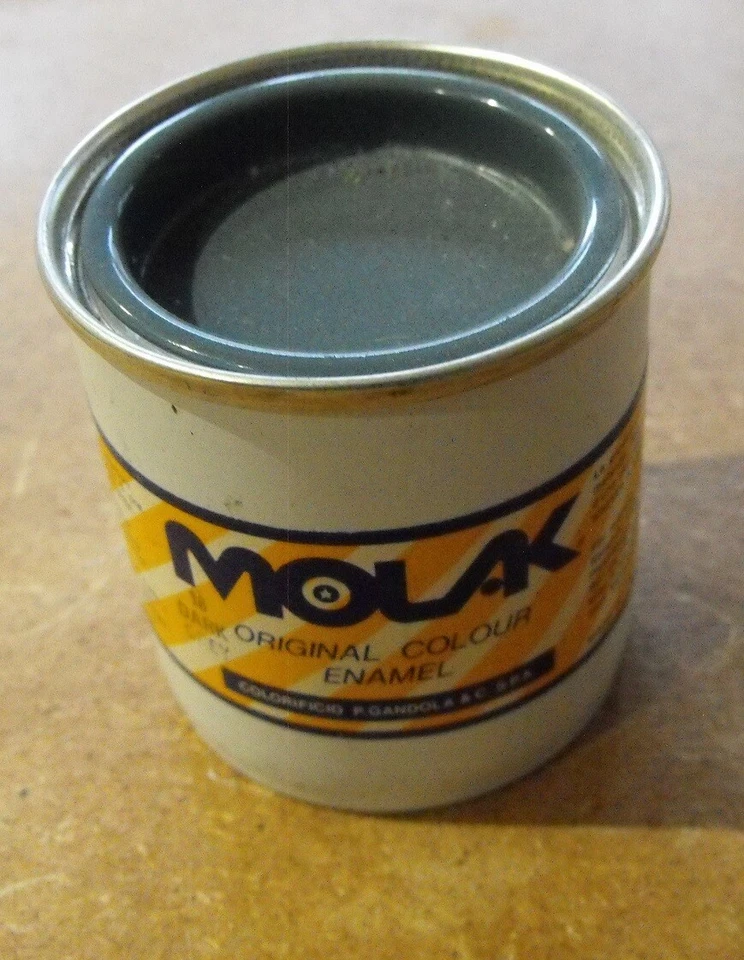 COLORE ENAMEL MOLAK CONFEZIONE GRANDE DA 100 ml   18 DARK GREY - Immagine 1 di 1