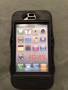 Brand new! Black Hard Case - Cover For iPhone 4G/4GS - Picture 1 of 6