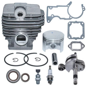 For Stihl MS440 044 52mm Cylinder Piston Kit Crankshaft Oil Seal 1128 030 0406 - Picture 1 of 12