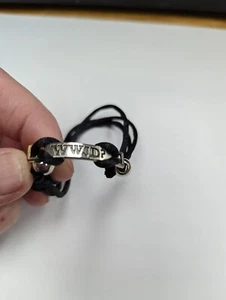 ADJUSTABLE up to 12 inches diameter WWJD Bracelet WHAT WOULD JESUS DO Bracelet - Picture 1 of 5