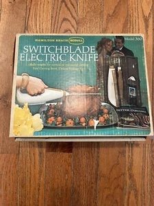 Vintage MCM 70s Hamilton Beach Scovill Electric Carving Knife 360 Christmas - Picture 1 of 7
