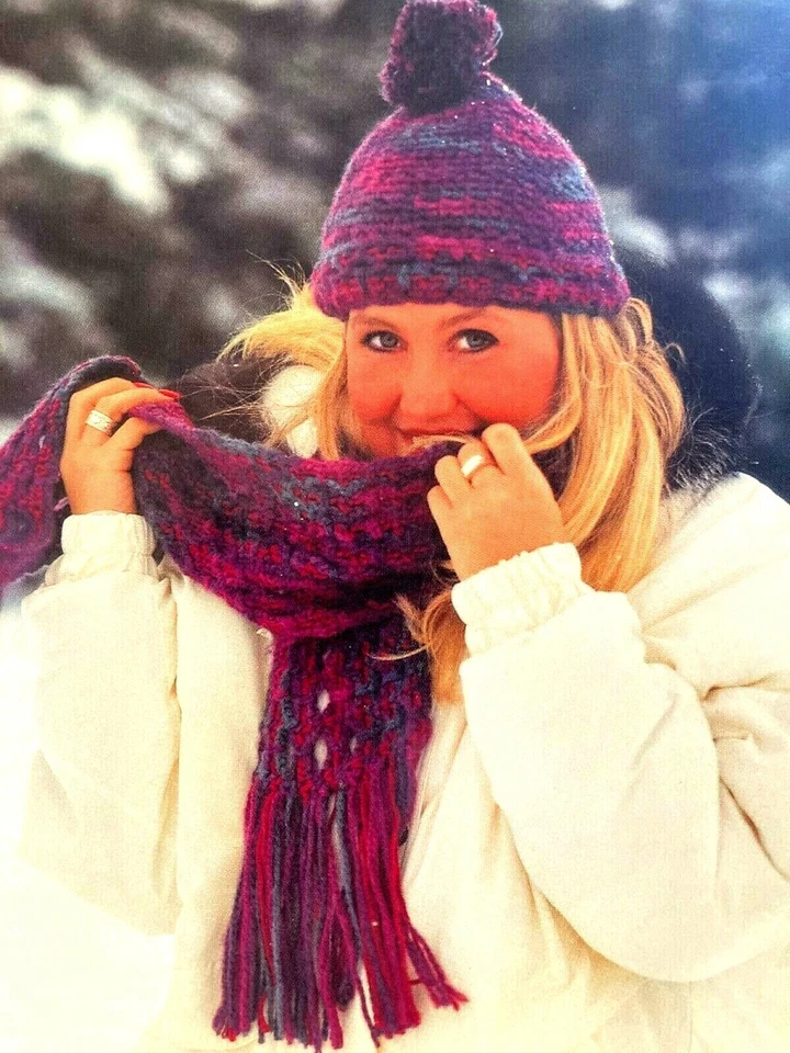 COZY Tapestry Scarf & Hat/Apparel/ Crochet Pattern INSTRUCTIONS ONLY - Image 1 of 1