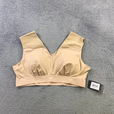 Tommie Copper Shoulder Support Bra Womens 3XL XXXL  Top Beige Pullover 324234a - Image 1 of 4