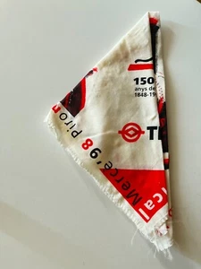 PAÑUELO PIROMUSICAL BARCELONA 1998. 150 ANYS FERROCARRIL TMB TREN. VERSOS DE FED - Bild 1 von 4