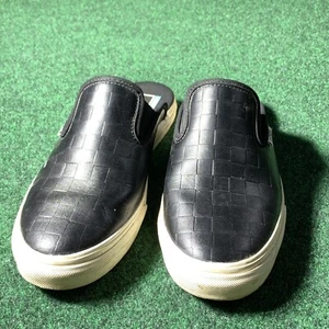 VANS Scarpe Donna 7 Mules Sf Scamosciato Scacchiera Nero Pelle VN0A4U11XB8 Uomo 5,5 - Foto 1 di 10