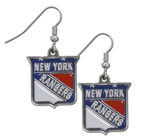 New York Rangers Dangle Earrings [NEW] NHL Fashion Ear Ring Jewelry Enamel Cover