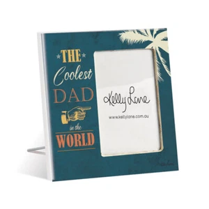 French Country Standing Fathers Day Coolest Dad 6x4inch Photo Frame - Picture 1 of 1