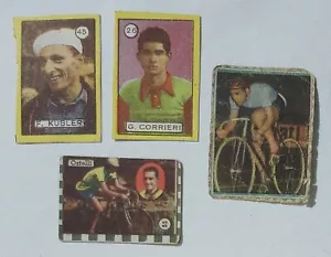 I101153 Fg110/ Lotto 4 Figurine - Varie Ciclismo - anni 50 - Foto 1 di 2
