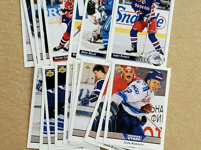 1992-93 UPPER DECK HOCKEY HIGH SERIES YOU PICK TRADING CARDS 320-640 50% OFF 2+ - Image 1 of 2