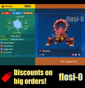 6IV Volcanion Scarlet and Violet - Picture 1 of 1