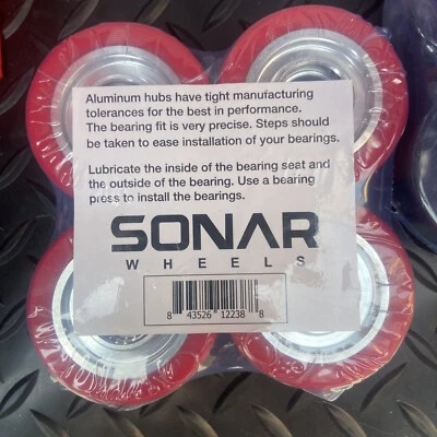 Riedell Patines Sonar Ninja Velocidad 62mm x 43mm Ruedas (Paquete de 4) Foto 1 de 2