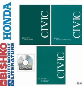 2006 2007 2008 2009 Honda Civic Shop Service Repair Manual CD Engine Drivetrain - Picture 1 of 1