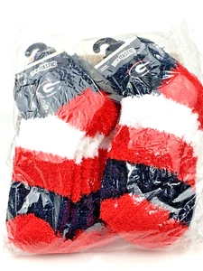 Paquete de 1/6 pares de calcetines difusos a rayas napolitanas NCAA Georgia Bulldogs nuevos en paquete - Imagen 1 de 4