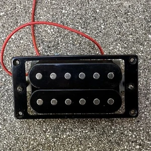 E-Gitarre Humbucker Tonabnehmer schwarz 13,95 Ohm unbekannte Marke - Bild 1 von 3