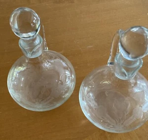 Essig Öl set aus Kristall. - Bild 1 von 2