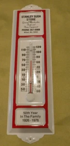 STANLEY SUDA WILLARD WISCONSIN FEEDS & FARM EQUIPMENT 1976 Thermometer - Picture 1 of 3