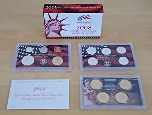 2008 United States Mint Silver Proof Set - COA and OGP - Picture 1 of 10