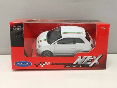 Fiat 500 - 2007 Bianco White - Welly Nex 1:43 Nuovo - Immagine 1 di 4