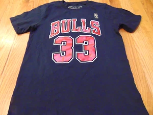 MITCHELL & NESS NBA CHICAGO BULLS SCOTTIE PIPPEN JERSEY T-SHIRT SIZE YOUTH M - Picture 1 of 3