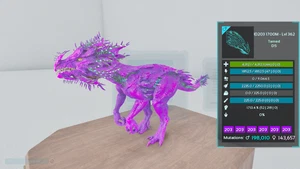 🔥ARK Survival Ascended OFFICIAL PVE - VELONA SOLID TOP STATS - Picture 1 of 3