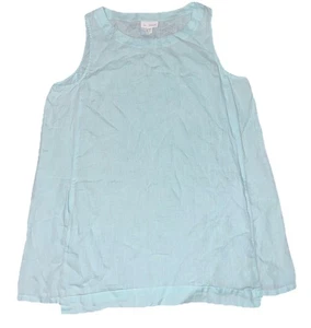 J JILL PURE JILL Linen Aqua Dress  Woman’s Size Small Petite - Picture 1 of 14