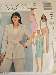 McCall's Pattern #3177 Classic Wardrobe Options Size A 6,8,10 Select a Size NEW - Picture 1 of 3