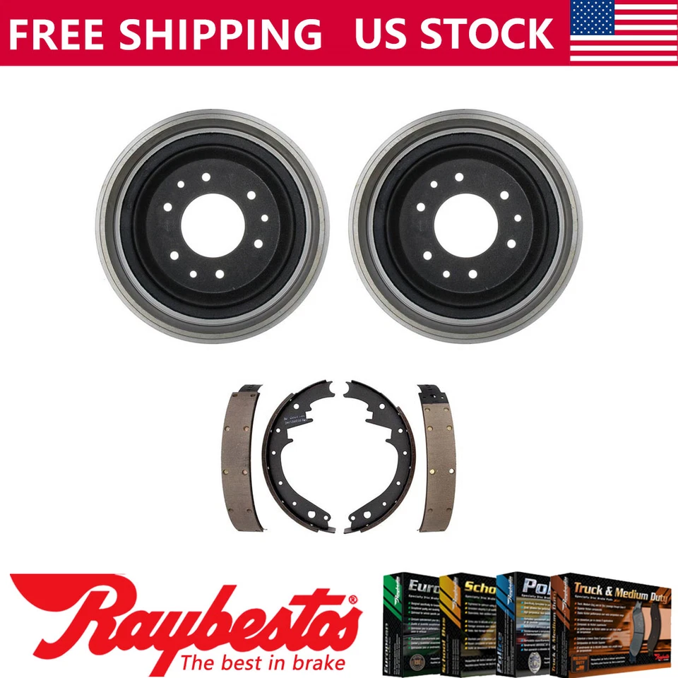 Rear Kit Brake Drums & Brake Shoes For 1953 GMC 102-22 - Raybestos - Image 1 of 4